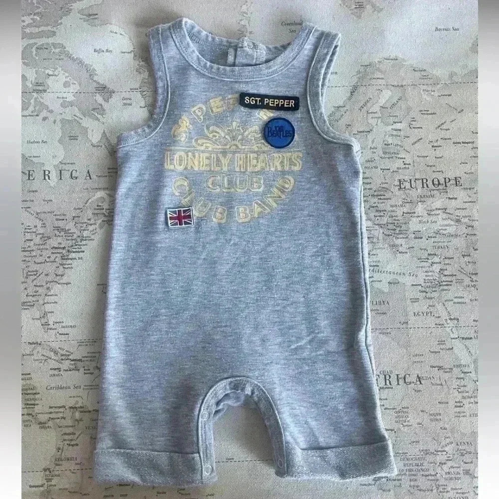 Junk Food 3-6Mo Beatles Romper